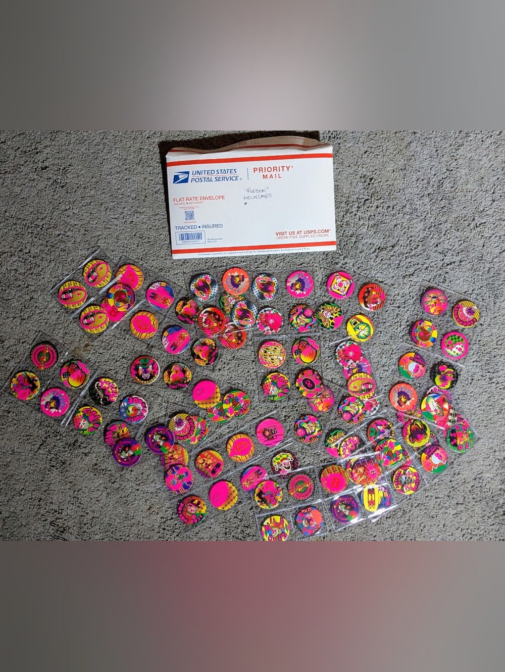 Vintage Collectible Poison Themed Milk Caps Collection
